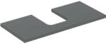Geberit One mosdópult középső kivágással, pultra ültethető tálformájú mosdóhoz 105x47 cm, matt láva 505.274. 00.3 (505.274.00.3) - szaniteresklimacenter