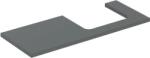 Geberit One mosdópult jobb oldali kivágással 120x47 cm, pultra ültethető mosdóhoz, matt láva 505.325. 00.3 (505.325.00.3) - szaniteresklimacenter