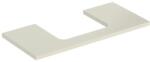 Geberit One mosdópult középső kivágással, pultra ültethető mosdóhoz 105x47 cm, magasfényű homokszürke 505.284. 00.4 (505.284.00.4) - szaniteresklimacenter