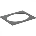 Geberit Selnova Square mosdópult 59, 1x47, 5 cm, matt láva 502.861. 00.1 (502.861.00.1) - szaniteresklimacenter