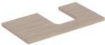 Geberit One mosdópult jobb oldali kivágással 90x47 cm, pultra ültethető tálformájú mosdóhoz, tölgy 505.313. 00.5 (505.313.00.5) - szaniteresklimacenter