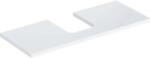 Geberit One mosdópult középső kivágással, pultra ültethető tálformájú mosdóhoz 120x47 cm, magasfényű fehér 505.275. 00.1 (505.275.00.1) - szaniteresklimacenter