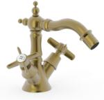 TRES Tres-Clasic két fogantyús bidécsaptelep leeresztő nélkül matt, kopott réz 24212202LM (24212202LM)