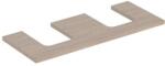 Geberit One mosdópult kivágással, két pultra ültethető tálformájú mosdóhoz 120x47 cm, tölgy 505.335. 00.5 (505.335.00.5) - szaniteresklimacenter