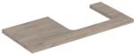 Geberit One mosdópult jobb oldali kivágással 105x47 cm, pultra ültethető mosdóhoz, hikoridió 505.324. 00.6 (505.324.00.6) - szaniteresklimacenter