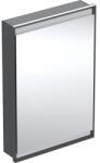 Geberit One balra nyíló tükrös szekrény 60x90 ComfortLight világítás, matt fekete 505.800. 00.7 (505.800.00.7)
