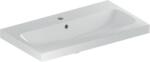 Geberit iCon Light mosdó, rövidített kivitel, 75x42cm, csaplyukkal és túlfolyóval, fehér (501.842. 00.1) (501.842.00.1)