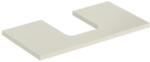 Geberit One mosdópult középső kivágással, pultra ültethető tálformájú mosdóhoz 90x47 cm, magasfényű homokszürke 505.273. 00.4 (505.273.00.4) - szaniteresklimacenter