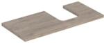 Geberit One mosdópult jobb oldali kivágással 105x47 cm, pultra ültethető tálformájú mosdóhoz, hikoridió 505.314. 00.6 (505.314.00.6) - szaniteresklimacenter