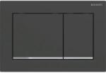 Geberit Omega30 működtetőlap 2 mennyiséges öblítéshez, easy-to-clean, matt fekete/króm 115.080. 14.1 (115.080.14.1) - szaniteresklimacenter