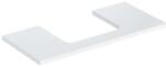 Geberit One mosdópult középső kivágással, pultra ültethető mosdóhoz 105x47 cm, magasfényű fehér 505.284. 00.1 (505.284.00.1) - szaniteresklimacenter