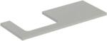 Geberit One mosdópult bal oldali kivágással 120x47 cm, pultra ültethető mosdóhoz, matt greige 505.305. 00.7 (505.305.00.7) - szaniteresklimacenter