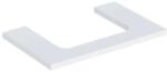 Geberit One mosdópult középső kivágással, pultra ültethető mosdóhoz 75x47 cm, matt fehér 505.282. 00.2 (505.282.00.2) - szaniteresklimacenter