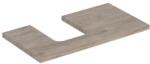 Geberit One mosdópult bal oldali kivágással 90x47 cm, pultra ültethető tálformájú mosdóhoz, hikoridió 505.293. 00.6 (505.293.00.6) - szaniteresklimacenter