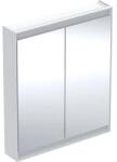 Geberit One tükrös szekrény két ajtóval 75x90 cm, világítással, fehér 505.812. 00.2 (505.812.00.2)