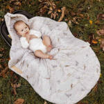 ColorStories Vastag babatakaró autós hordozóhoz "Énekesmadarak (846247)