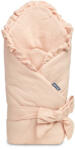  Muszlin babapólya fodorral 90x90cm - púder (554077)