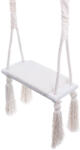  Gyerekhinta - világos bézs - fehér fa (494166)