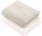 ColorStories Muszlin textilpelenka 2 db - bézs és krém (596357)