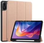 Gigapack Redmi Pad 2 GIGAPACK Tok álló, bőr hatású aktív FLIP, ceruza tartó, ROZÉARANY (GP-171813) (GP-171813)