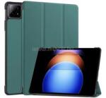 Gigapack Tok álló, bőr hatású (aktív FLIP, oldalra nyíló, TRIFOLD, asztali tartó) SÖTÉTZÖLD (GP-157505) (GP-157505)