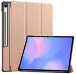 Gigapack Samsung Tab S10 FE Plus WIFI / Tab S10 FE Plus LTE GIGAPACK Tok álló, bőr hatású aktív FLIP, ceruza tartó, ROZÉARANY (GP-169356) (GP-169356)