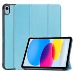 Gigapack Tok álló, bőr hatású (aktív FLIP, oldalra nyíló, TRIFOLD, asztali tartó) VILÁGOSKÉK (GP-133349) (GP-133349)