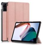 Gigapack Tok álló, bőr hatású (aktív FLIP, oldalra nyíló, TRIFOLD, asztali tartó) ROZÉARANY (GP-150454) (GP-150454)