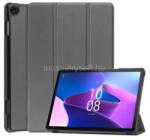 Gigapack Tok álló, bőr hatású (aktív FLIP, oldalra nyíló, TRIFOLD, asztali tartó) SÖTÉTSZÜRKE (GP-138229) (GP-138229)