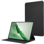 Gigapack Tok álló, bőr hatású (FLIP, oldalra nyíló, TRIFOLD, asztali tartó) FEKETE (GP-164491) (GP-164491)