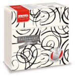 FATO Airlaid szalvéta Quick Pocket 40x40cm Magie black 40 lapos (DA503XSZAD88470900)