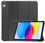 Gigapack Tok álló, bőr hatású (aktív FLIP, oldalra nyíló, TRIFOLD, asztali tartó) FEKETE (GP-132719) (GP-132719)