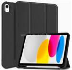 Gigapack IPAD 11 (2025) / 10.9 (2022) GIGAPACK Tok álló, bőr hatású aktív FLIP, ceruza tartó, FEKETE (GP-133371) (GP-133371)