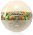 Folk & Flora Citrus fürdőgolyó frissítő hatással 130 g