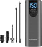ROCKBROS Elektromos kerékpár motor autó golyóspumpa 10 bar LED kijelzővel + USB-C kábellel, fekete (1024516Przem)