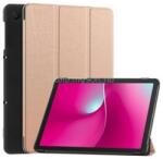 Gigapack Tok álló, bőr hatású (aktív FLIP, oldalra nyíló, TRIFOLD, asztali tartó) ROZÉARANY (GP-174501) (GP-174501)