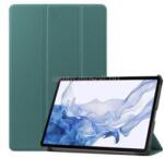 Gigapack Samsung Tab S9 LTE / Tab S9 WIFI GIGAPACK Tok álló, bőr hatású aktív FLIP, ceruza tartó, SÖTÉTZÖLD (GP-147035) (GP-147035)