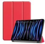 Gigapack Tok álló, bőr hatású (aktív FLIP, oldalra nyíló, TRIFOLD, asztali tartó) PIROS (GP-157494) (GP-157494)