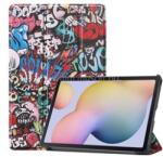 Gigapack Samsung Tab S8 LTE GIGAPACK Tok álló, bőr hatású aktív FLIP, graffiti, SZÍNES (GP-99293) (GP-99293)
