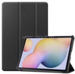 Gigapack Samsung Tab S8 LTE / Tab S8 WIFI / Tab S7 LTE GIGAPACK Tok álló, bőr hatású FLIP, asztali tartó, FEKETE (GP-114253) (GP-114253)