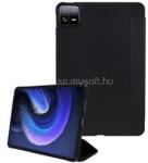 Gigapack Xiaomi Pad 6 GIGAPACK Tok álló, bőr hatású aktív FLIP, asztali tartó, FEKETE (GP-152972) (GP-152972)