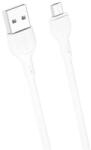 XO Design Cablu de date si Incarcare XO Design NB200 USB la MicroUSB 1m 2.1A Alb