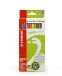 STABILO Green colors színes ceruza, vegyes színű, 12db-os