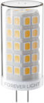 Forever Light LED Izzó G4 3.5W 370lm 6000K 12V F osztály
