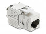 Delock Keystone modul RJ45 aljzat LSA Cat. 8.1, árnyékolt, szerszám nélküli (90715) (90715)