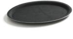 Hendi Tava servire ovala, 16x23 cm, Hendi, poliester armat cu fibra de sticla, suprafata anti-alunecare, neagra, DNH508718 (DNH508718)