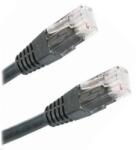 XTENDLAN UTP CAT5E Összekötő Fekete 25cm PK_5UTP0025black (PK_5UTP0025black)