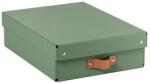 LEITZ Tárolódoboz, M méret, alacsony, LEITZ "Puro", zsályazöld (E61480050) - primatinta