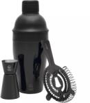 Leopold Vienna Acolon Koktélkészlet, matt fekete, 500 ml, 3 részes, magasság: 255 mm, ø: 89 mm
