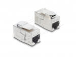 Delock Keystone modul összekötő RJ45 aljzat RJ45 aljzat, Cat. 6A árnyékolt (90796) (90796)